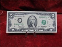 2003 $2 Minneapolis Federal Reserve Banknote.