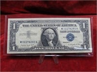 1957-A $1 Silver Certificate US banknote.