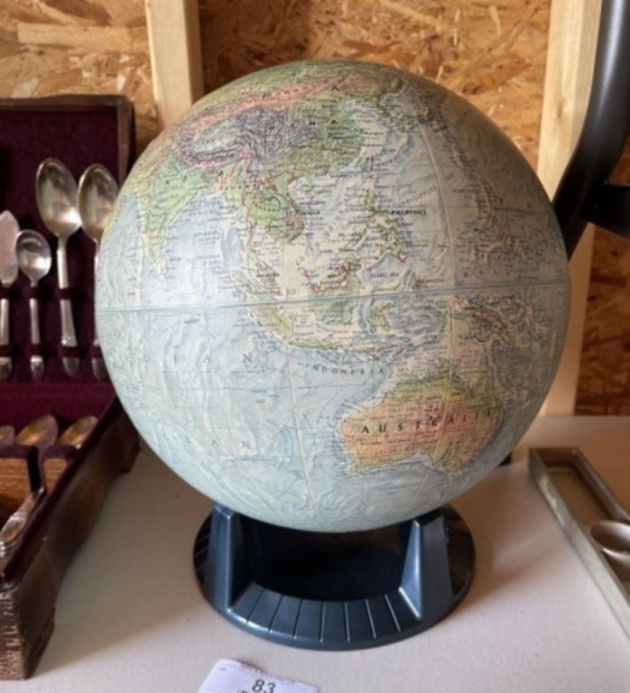 Antique Globe With Stand