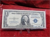 1935-G $1 Silver Certificate US banknote.
