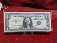 1957-A $1 Silver Certificate star note US