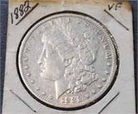 COIN - 1882 VF MORGAN SILVER DOLLAR