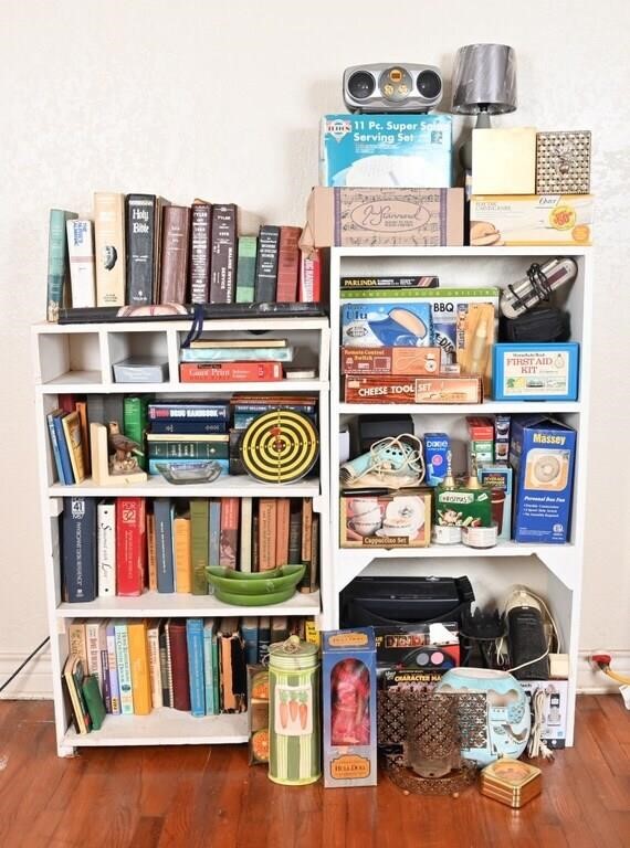 Bookshelves, Books, Home decor