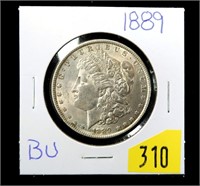 1889 Morgan dollar, BU