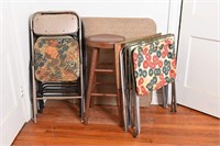 Card Tables, Chairs & Stool