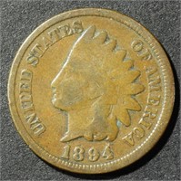 1894/94 INDIAN HEAD CENT G