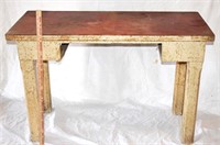 VINTAGE HANDCRAFTED WORK TABLE