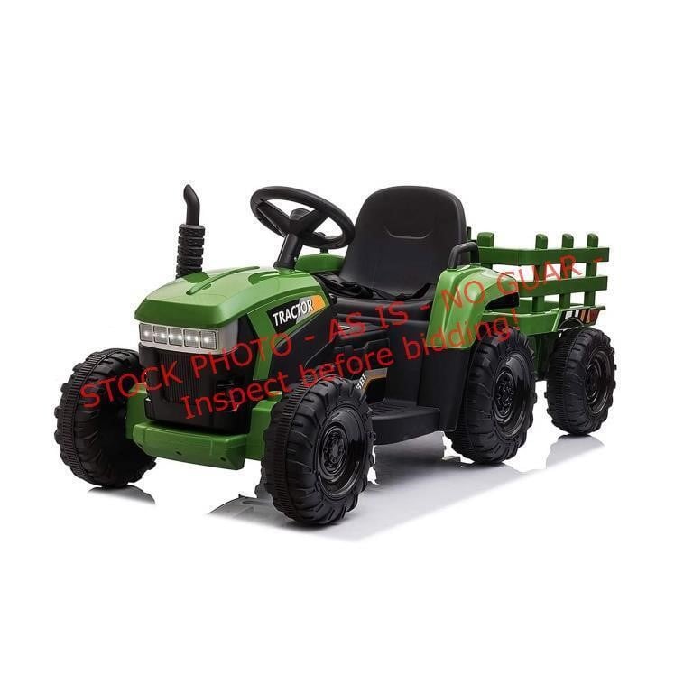 Tobbi 12V Toy Tractor, Green