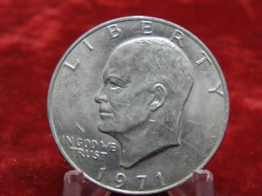1971-$1 Eisenhower Dollar US coin.