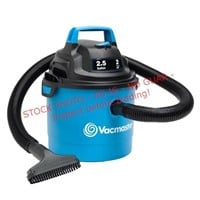 Vacmaster 2.5 gal 2 HP Portable 2-in-1 Wet/dry