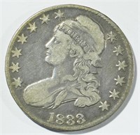 1833 CAPPED BUST HALF DOLLAR G