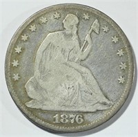 1876 SEATED LIBERTY HALF DOLLAR G