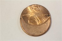 1983 Mint Error Off Center Lincoln Cent