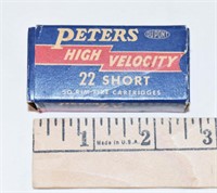 50 ROUNDS PETERS HIGH VELOCITY 22 SHORT