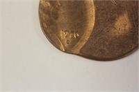 1976 Mint Error Off Center Lincoln Cent