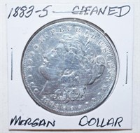 COIN - CLEANED 1883-S MORGAN SILVER DOLLAR