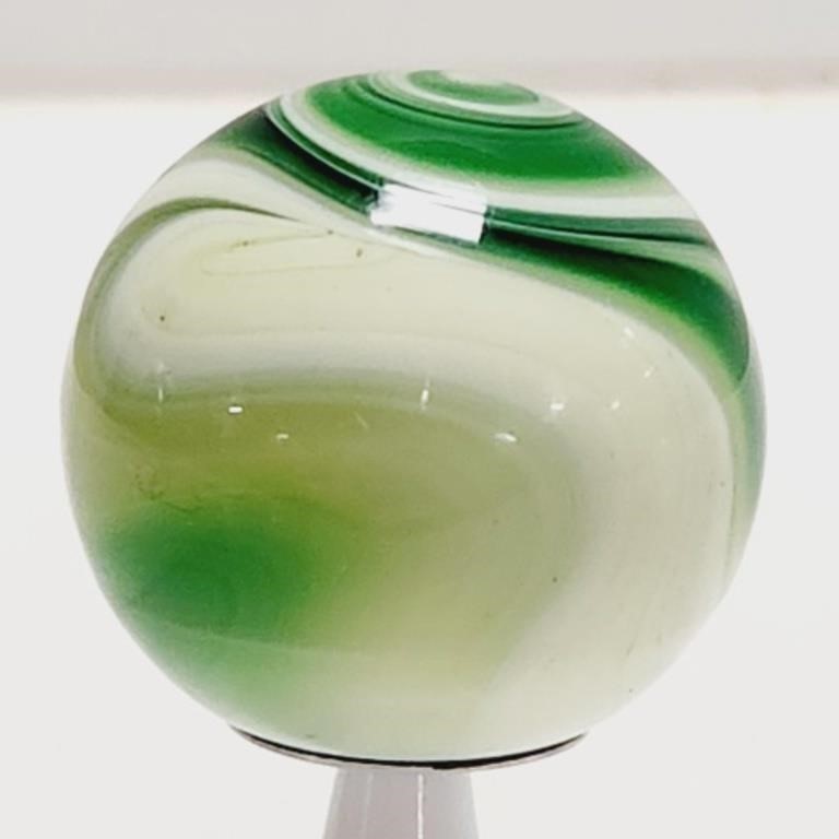 Green & Cream Slag Glass Fear Shift Knob
