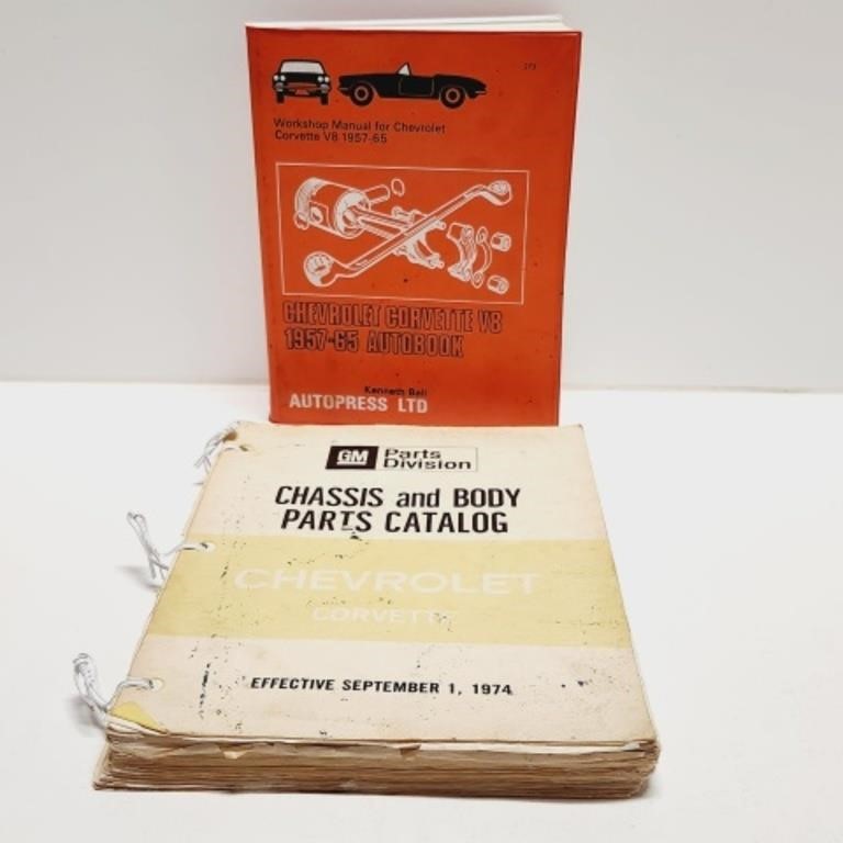 1957-65 Shop Manual Corvette & GM Catalog