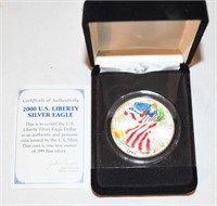 COIN - 2000 U.S. LIBERTY SILVER EAGLE DOLLAR