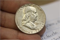 1957 Franklin Half Dollar