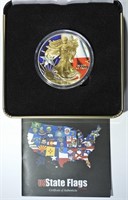 2015 "US STATE FLAGS TEXAS" SILVER EAGLE