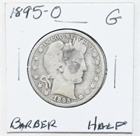 COIN - 1895-O BARBER HALF DOLLAR