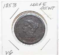COIN - 1853 LARGE CENT