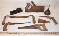 LOT - VINTAGE TOOLS - CONDITION AS SHOWN