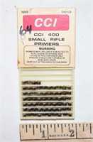 64 CCI No. 400 SMALL RIFLE PRIMERS