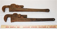PAIR CRAFTSMAN PIPE WRENCHES