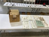 large box lot of various buttons