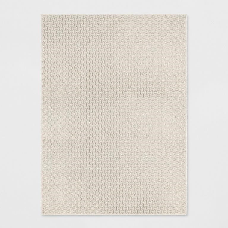 X1160  Washable Tan Accent Rug