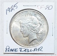 COIN - 1925 SILVER PEACE DOLLAR
