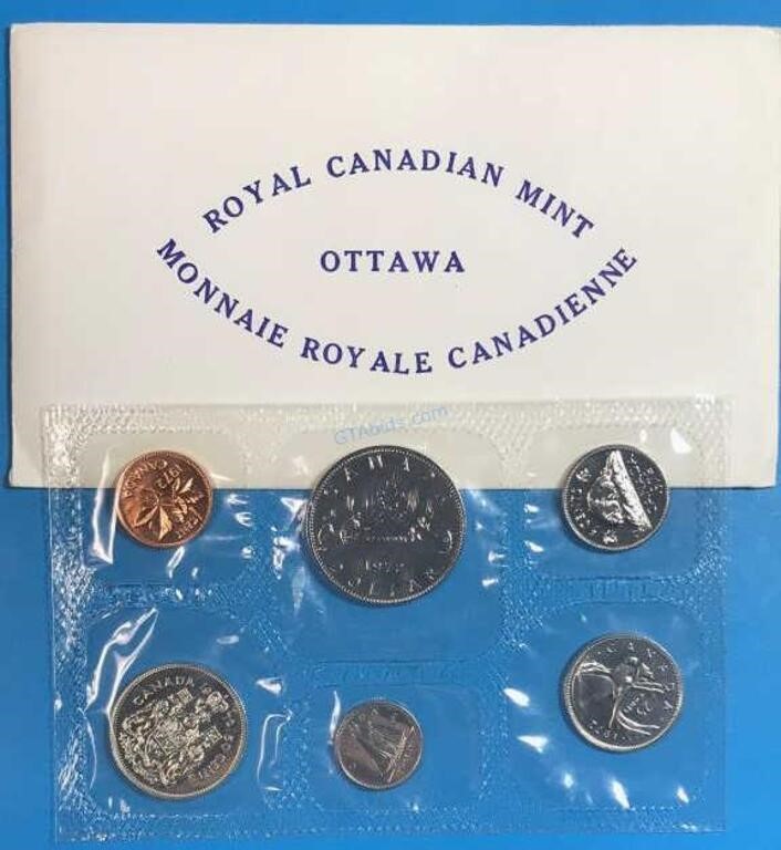 1972 Prooflike Coin Set