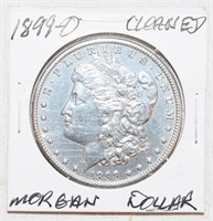 COIN - CLEANED 1899-O MORGAN SILVER DOLLAR