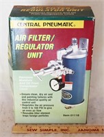 NIB CENTRAL PNEUMATIC AIR FILTER / REGULATOR UNIT