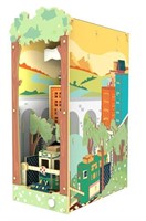 City Train DIY Book Nook 3D Wooden Puzzle - NEW/SE