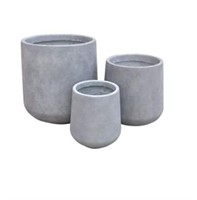 Kante Concrete Planters Bundle - Round & Cylindric