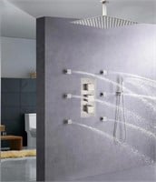 Ceiling Mounted Shower Jets System, Thermostatic 3