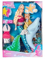 Yellow River Mermaid Princess Doll Playset - NEW