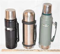 LOT - THERMOS BOTTLES - STANLEY, THERMOS, ETC.