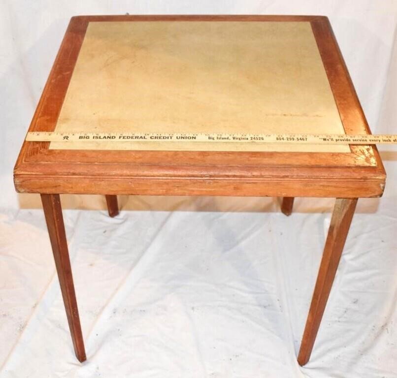 STAKMORE WOODEN FOLDING CARD TABLE