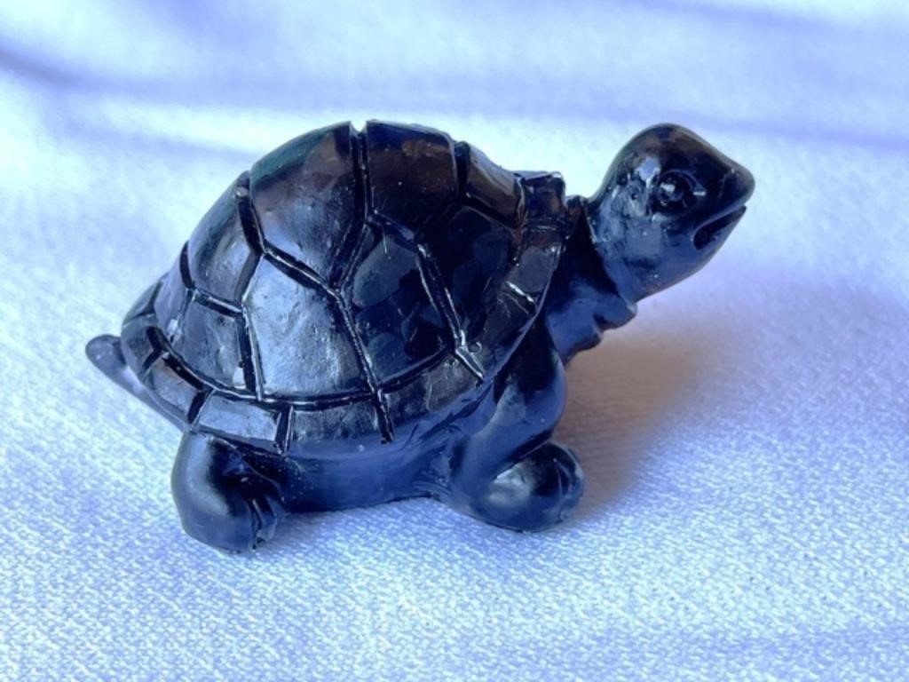Black Turtle Paperweight