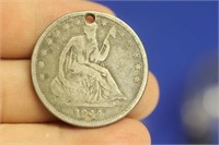 1844-O Half Dollar