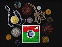Foreign Coins, Tokens & Coin Jewelry