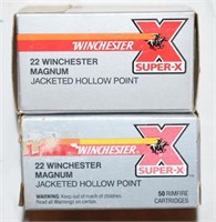 95 ROUNDS WINCHESTER .22 WIN MAG HOLLOW POINT
