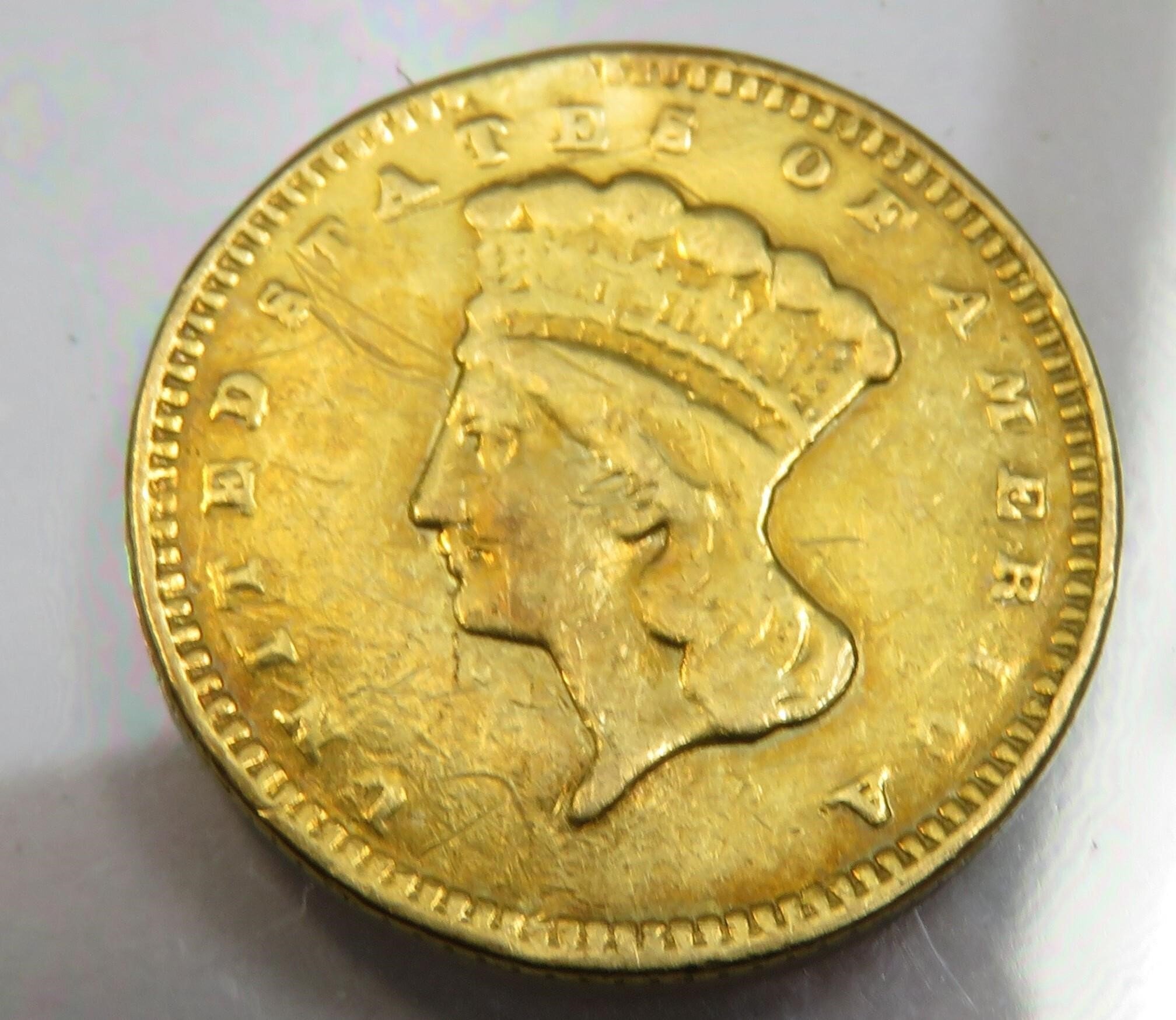 1874 $1 Gold Liberty, $111 Melt Value 4-30-24