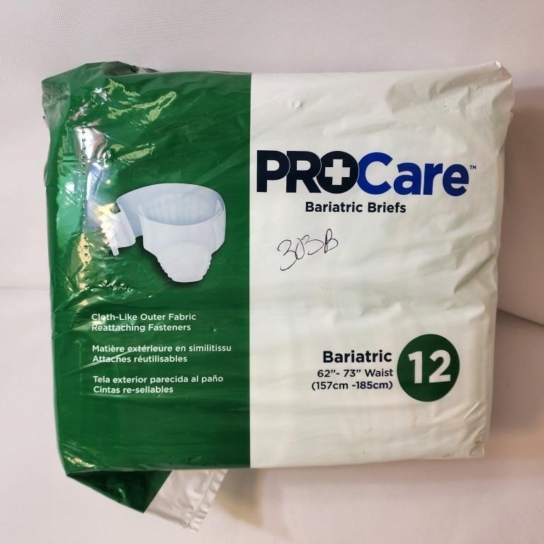 Procare Bariatric Briefs
