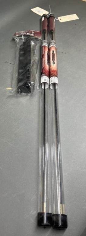 2 - Tipton Carbon Fiber Cleaning Rods & Rod Rack
