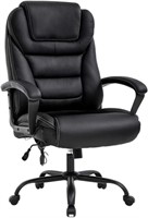 B9190  Office Chair 500lbs Wide Seat Black